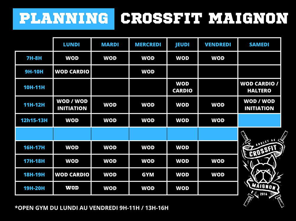 Planning Crossfit Maignon